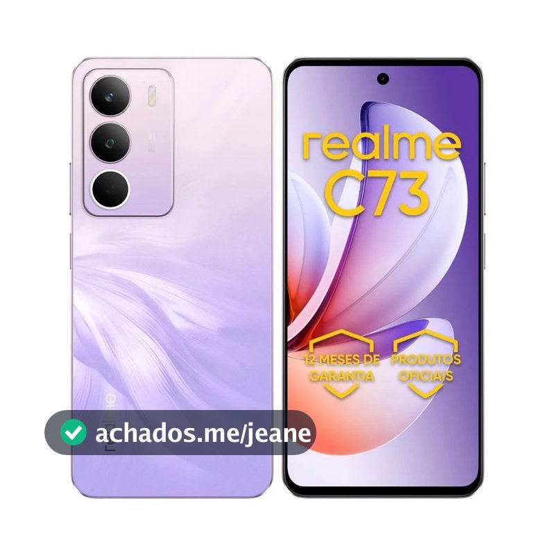 Celular Realme C73 4G 8GB 256GB 6.6" 120Hz 50MP 6000mAh NFC IP64