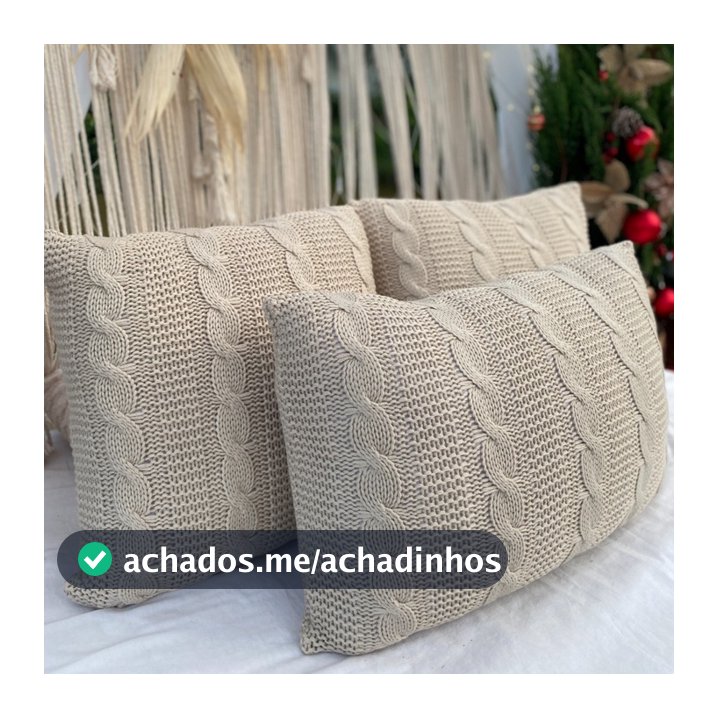 Capas De Almofada Sala Sofa Cama Decorativa Trico C/zíper NOVA YORK 45x45 50x50 60x40 50x30cm