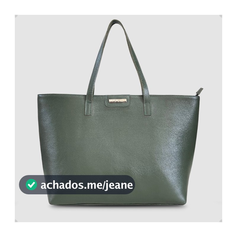Bolsa Feminina Shopper Universitaria Couro Legitimo