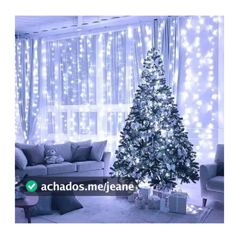 Cortina 300 Leds 3x2 3x3 3x4 Metros Festa Casamento Eventos Natal Branco Quente / Frio Colorido