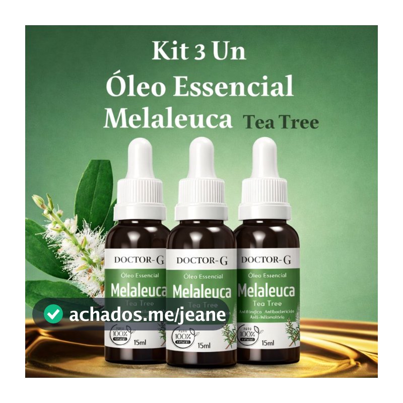 Oleo Essencial Melaleuca 100% Puro Australiano  15ML- DOCTOR-G