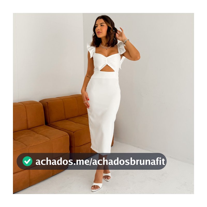 Vestido Midi Decote Coração Alfaiataria Laura com Zíper e Fenda nas costas Moda Feminina