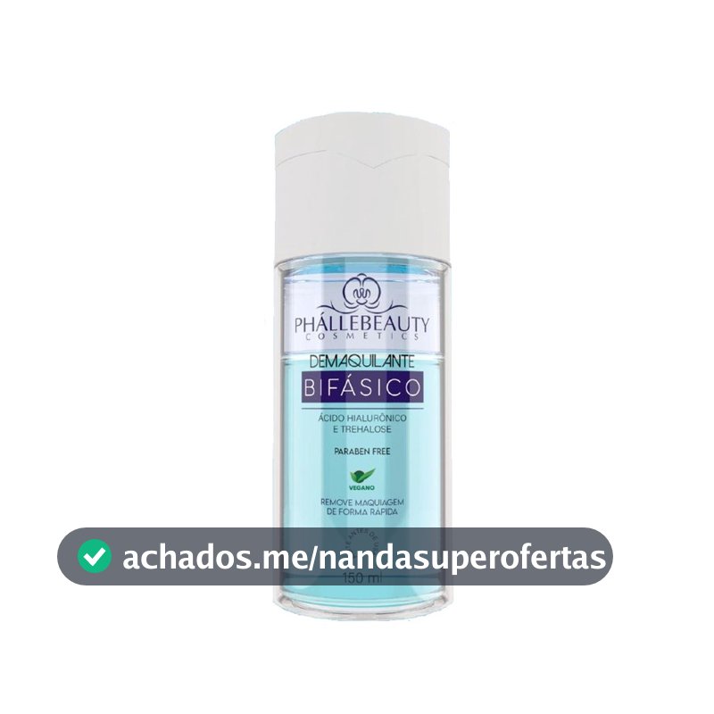 Demaquilante Bifásico 150ml PhálleBeauty PH0512