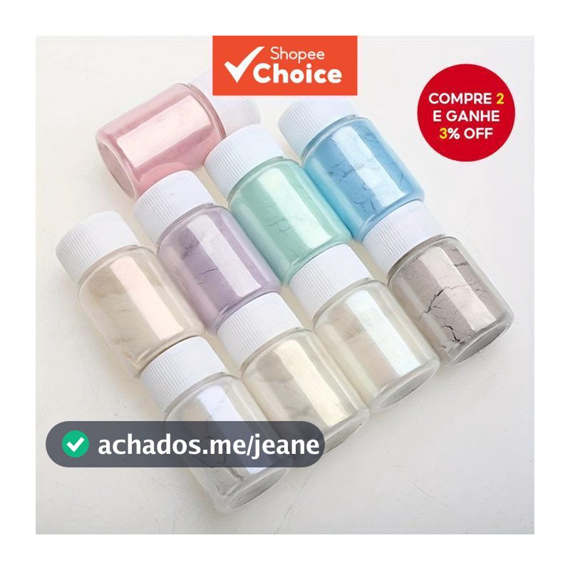 Pigmento rosa natural de mica de 9 cores, corante adesivo de resina epóxi para fabricação de joias de moda