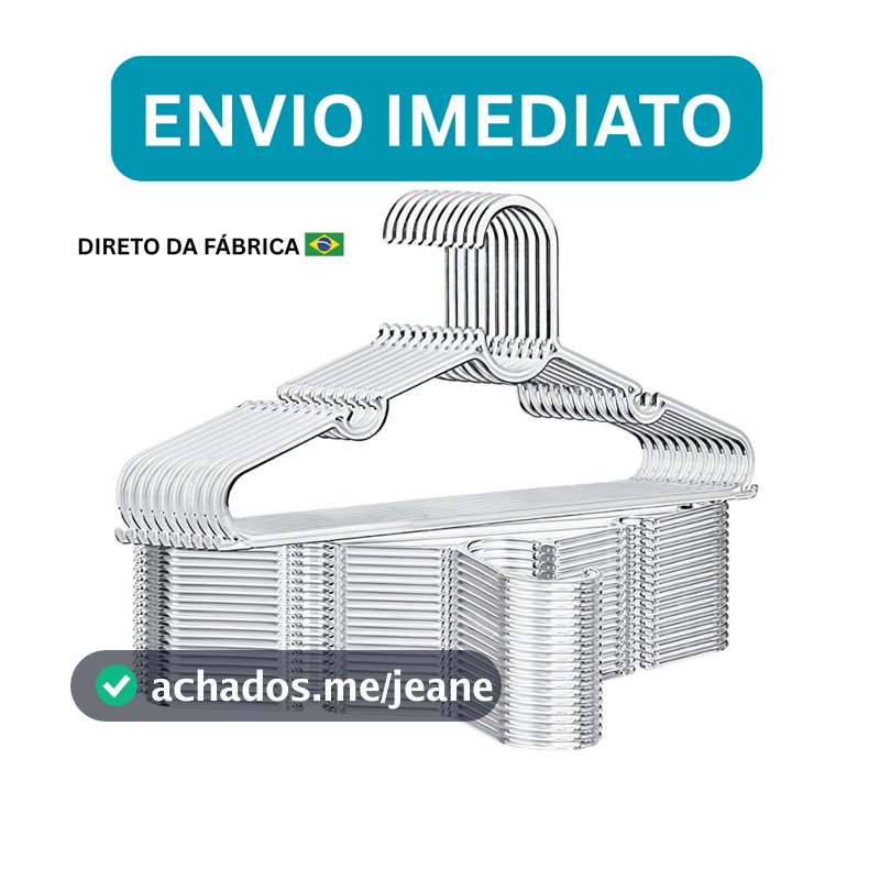 Cabide Acrílico Adulto Kit Cabides Transparente Reforçado Organizar Roupas