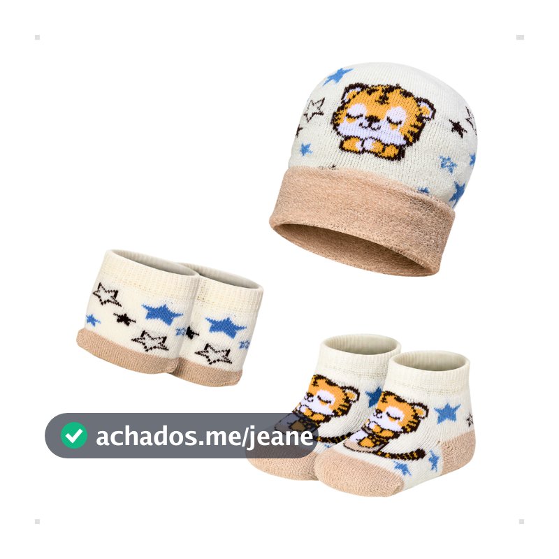 Kit Algodão Touca Luva Meia Recém Nascido Bebê Infantil Menino Menina Presentes Maternidade Enxoval
