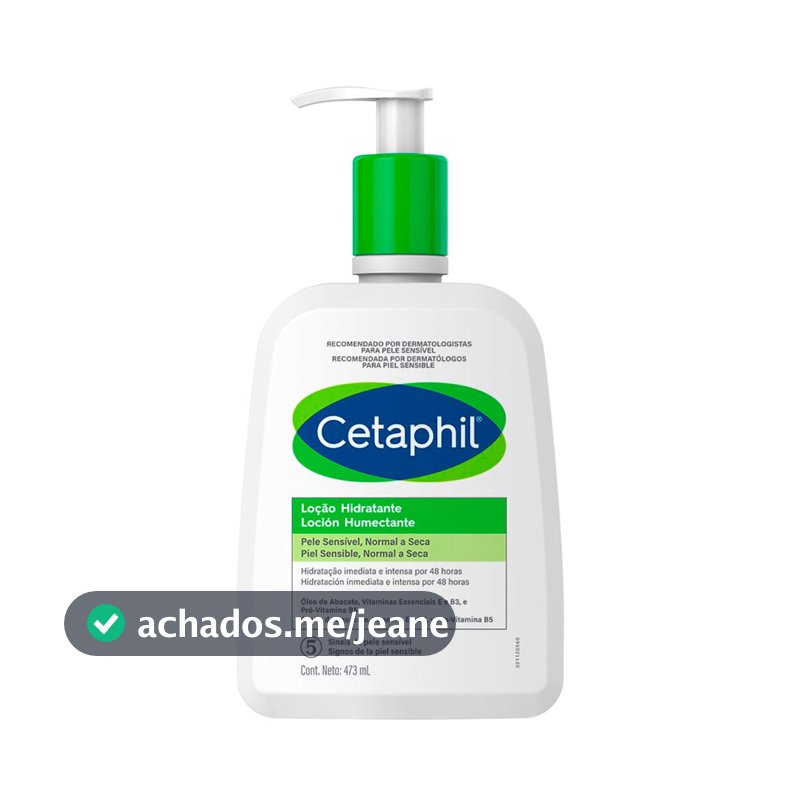 Cetaphil Loção Hidratante Galderma para Pele Normal a Seca 473ml