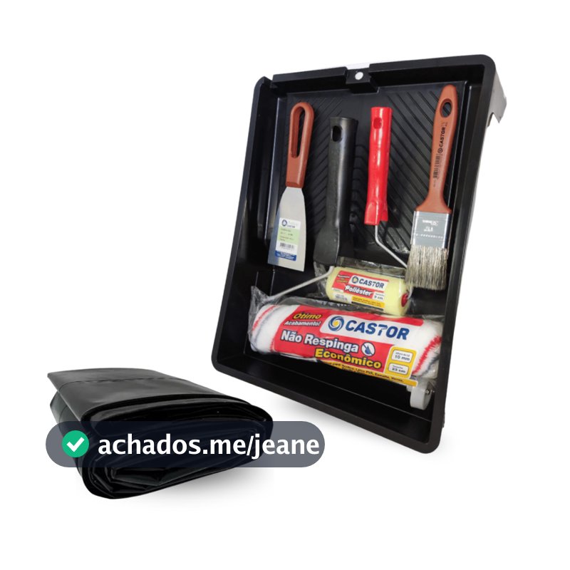 Kit Fresh Não Respinga 7 Peças com Lona - Castor