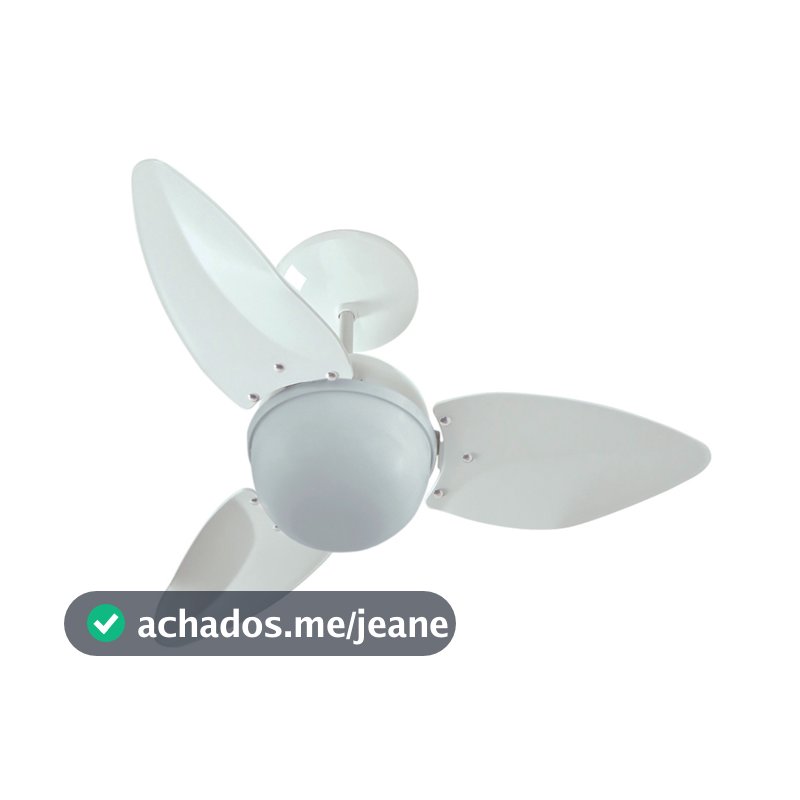 Ventilador Teto Aliseu Smart Branco Controle Parede