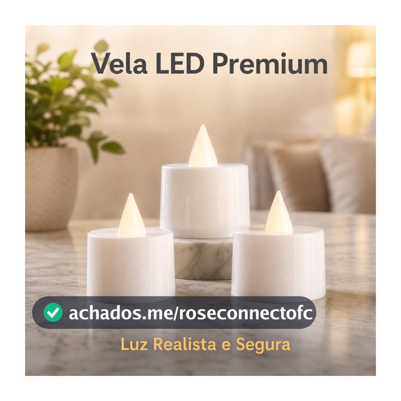 72/96/120 Led Produtos Eletrônicos Com Velas Amarelas 3,54,5CM Festas Casa e Decoração Velas e Castiçais