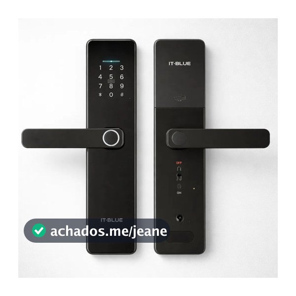 Fechadura Biométrica Senha Digital Nfc Tag Inteligente
