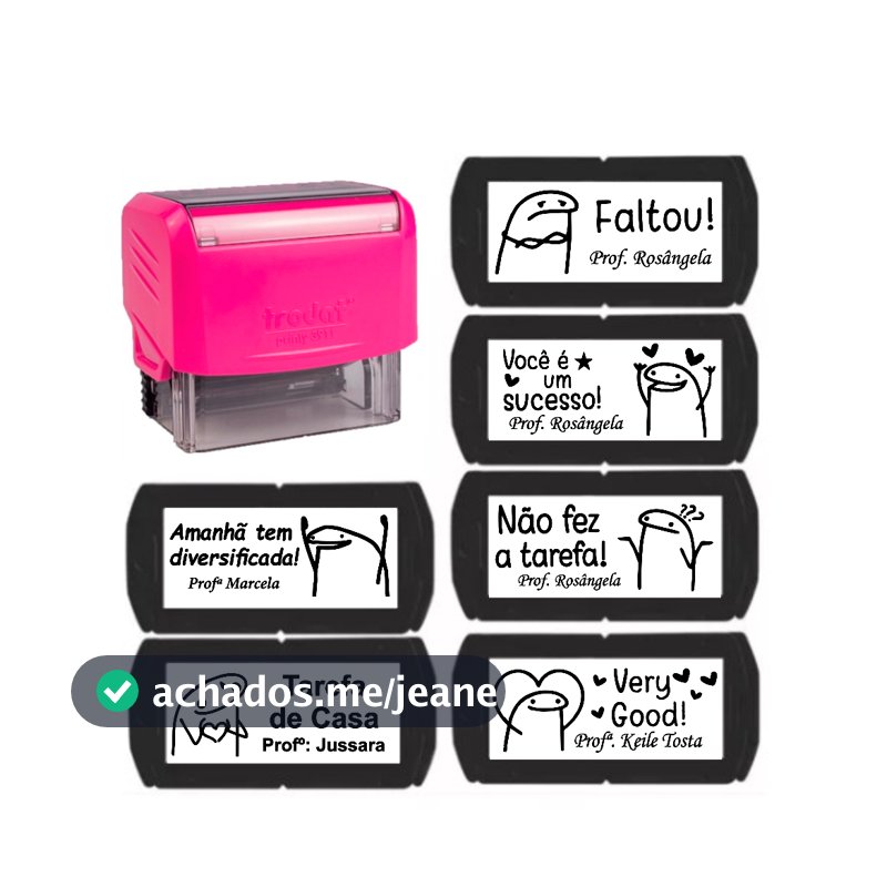 Carimbo Automático Pedagógico Personalizado Para Professores Flork
