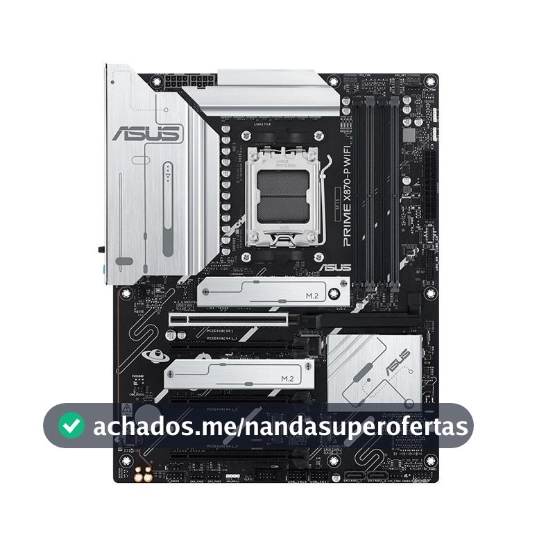 Placa Mae Asus Prime X870-P WIFI, DDR5, Socket AMD AM5, ATX, Chipset AMD X870