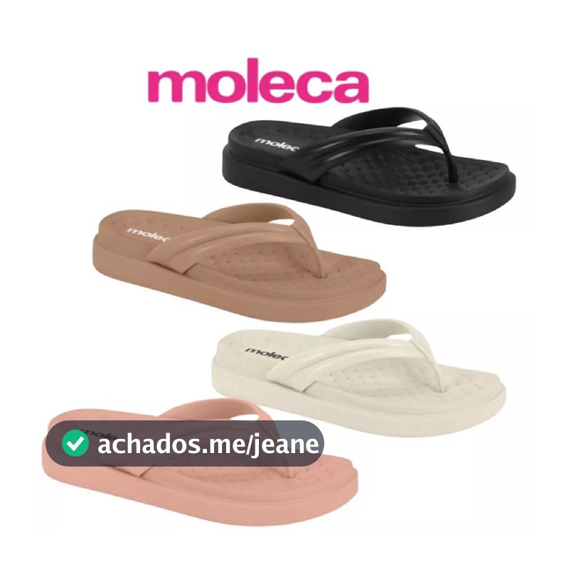 Tamanco Sandália Chinelo Moleca Nuvem Muito Confortável Leve Macio Calce Facil Original Envio Rapido