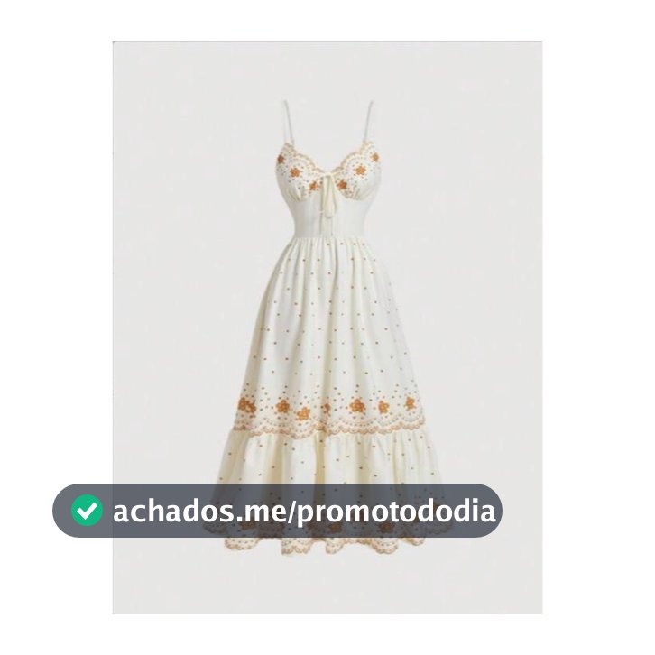 Vestido Branco Sem Mangas Maxi Com Padronagem Impressa