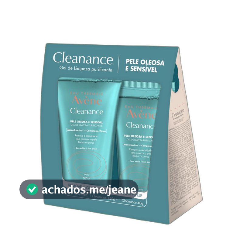 Kit Avène Cleanance Gel de Limpeza Duo (2 Produtos)