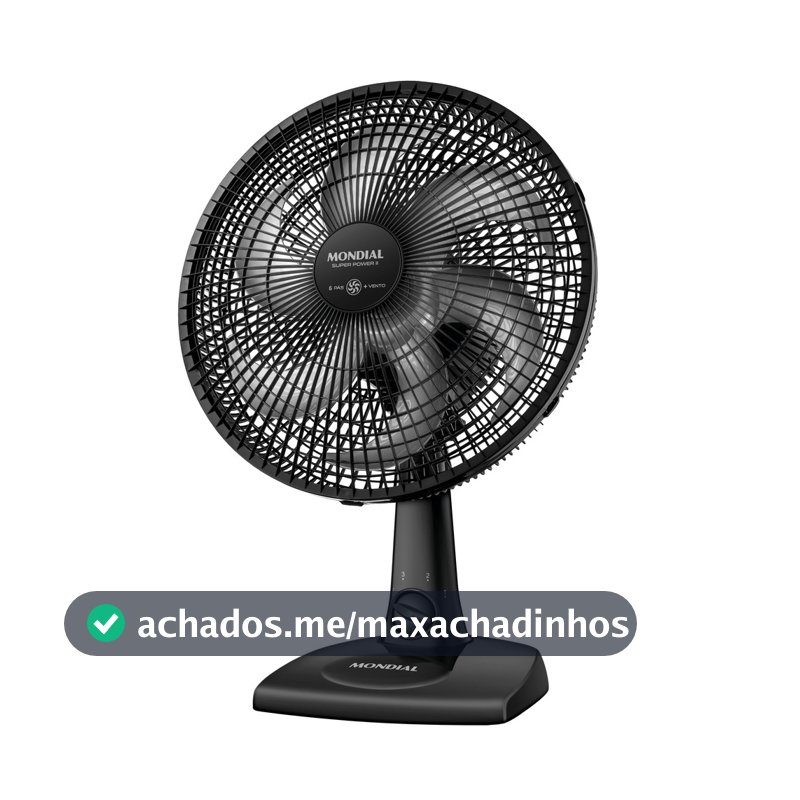 Ventilador Mesa Mondial Nvsp-30-b2 30cm Super Power II 60W
