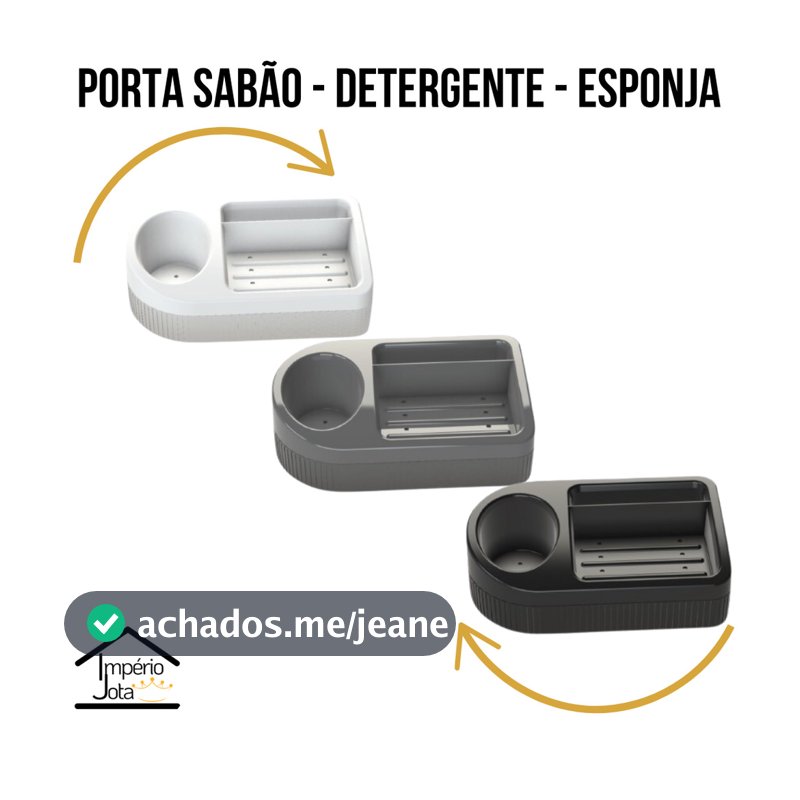 PORTA SABÃO - DETERGENTE - ESPONJA