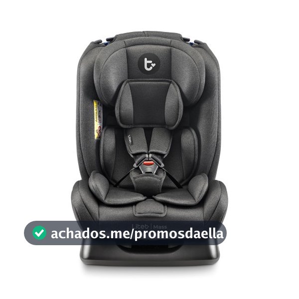 Cadeira Para Auto 0-36 Kg Mass Preta Litet - BB456