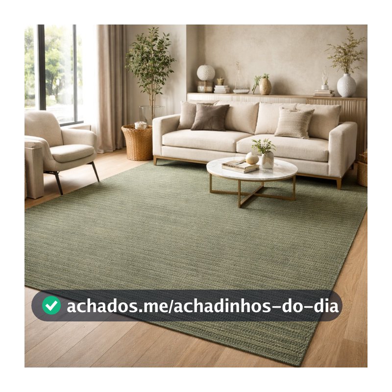 Tapete de Sala 200x250 Luxo Sisal Melhor Preço Estilo e Praticidade na Decoração