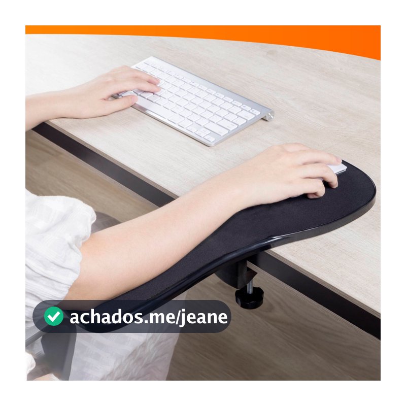 Apoio Ergonômico Para Computador Notebook Braço Apoio Ergonômico Confortável Fixação Mesa Descanso