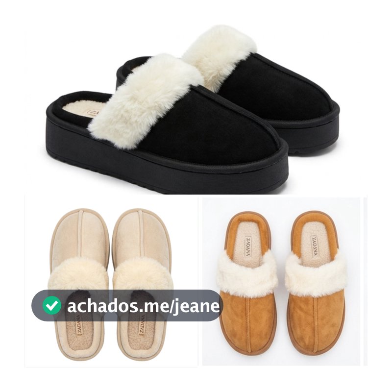 Pantufa Chinelo Feminina E Masculino 100% Forrada Solado Alto e Macio Antiderrapante Leve