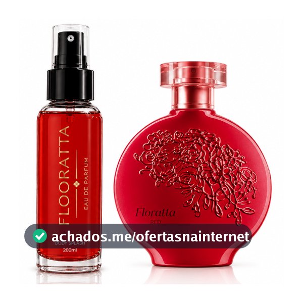 Body splash Perfume Deo Colônia Flooratta Red 200ML