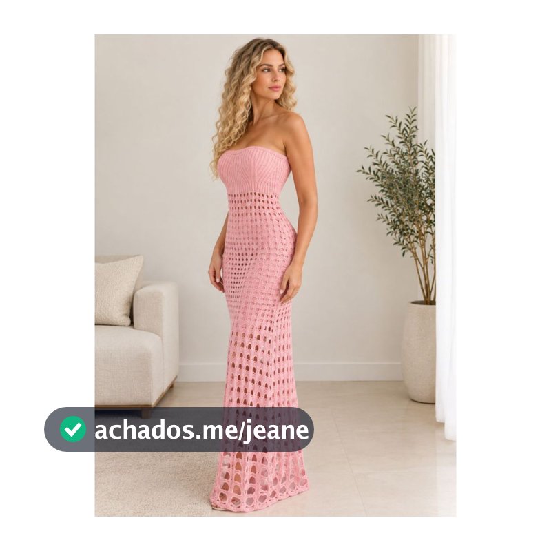 Vestido Modal Tomara que Caia Moda Tricô Feminina – 100% Modal