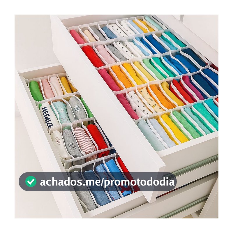 Kit 6 Organizadores de gavetas para camisas 6G