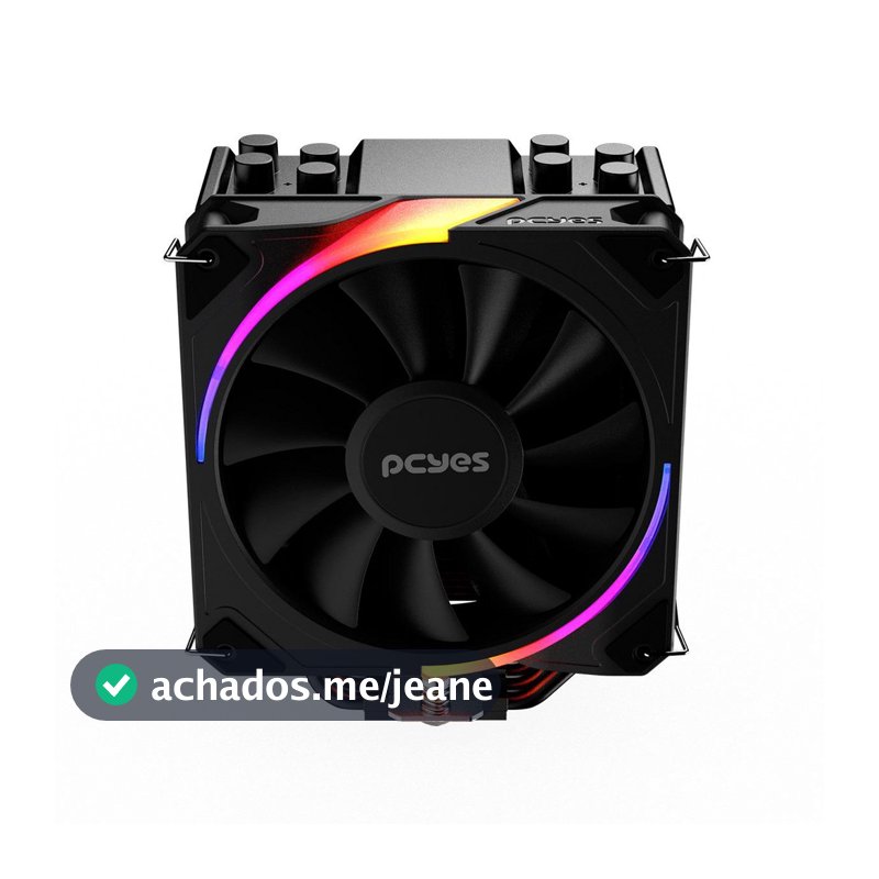 Cooler Para Processador Pcyes Frost Pulse Argb Black Vulcan