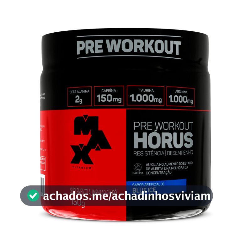Pré Treino Horus 150g Max Titanium