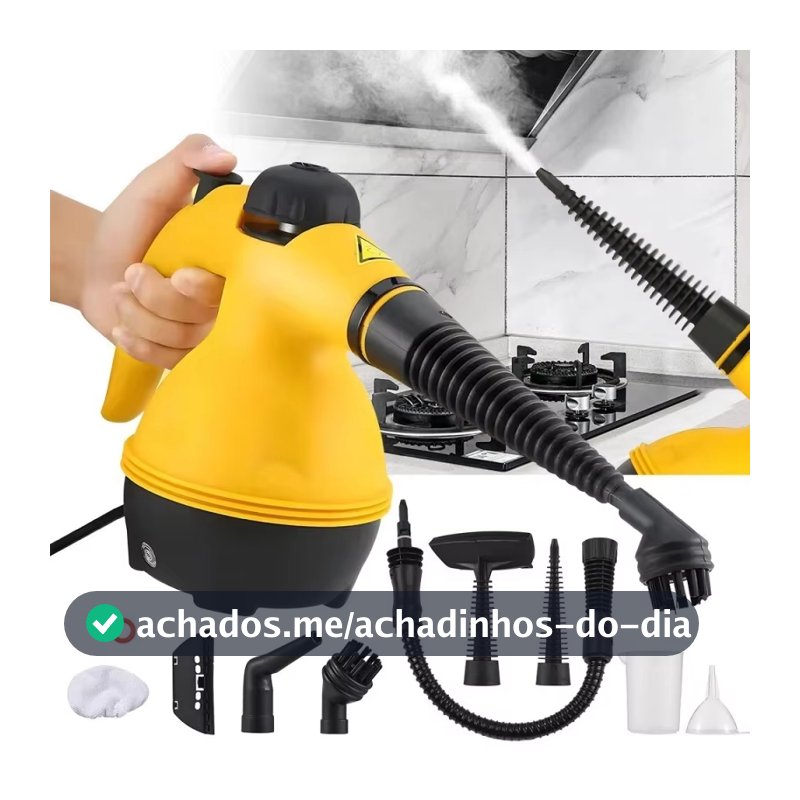 Limpador a Vapor Doméstico Multifuncional Portátil – Cozinha Banheiro Piso Sofá-110V