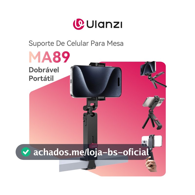 ULANZI MA89 Suporte De Celular Para Mesa E Avião 360° Dobrável E Portátil Multiuso