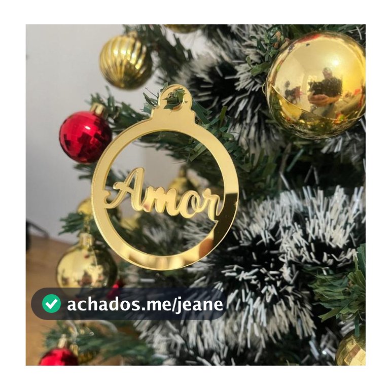 Kit 5 Bolas de Natal 6cm em Acrílico Espelhado – Enfeites para Árvore, Decoração Natalina