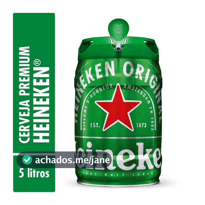 Cerveja Premium 5L Barril Heineken