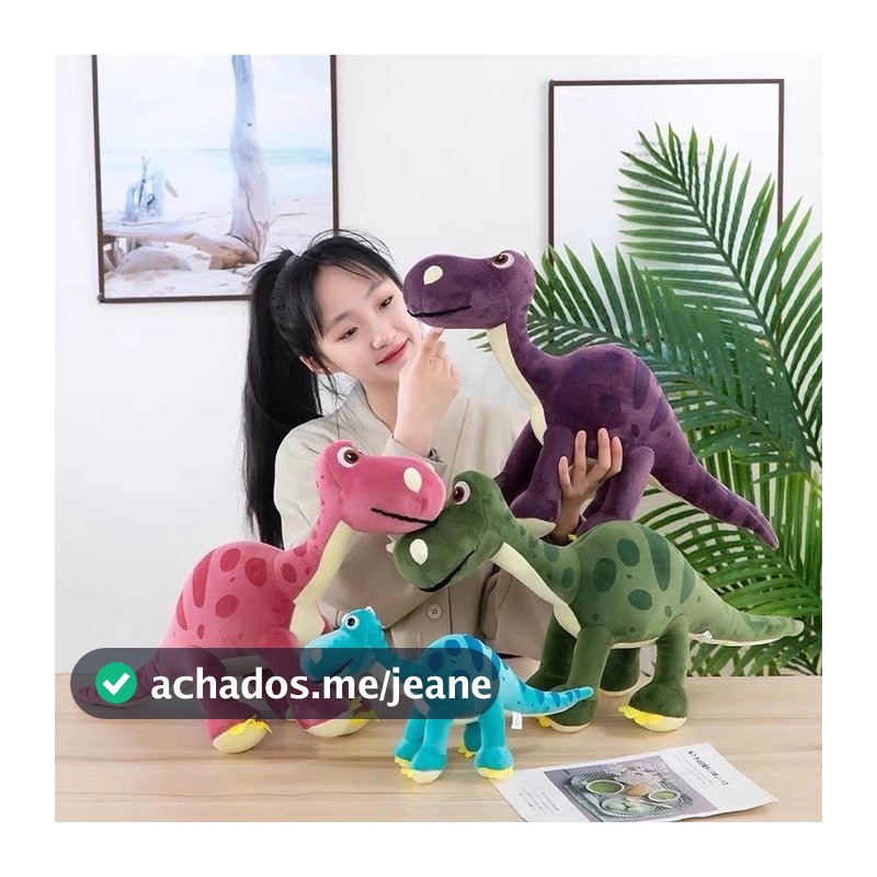 Pelúcia Dinossauro Arlo O Bom Dinossauro Personagem Desenho Filme Infantil 30cm Antialérgico
