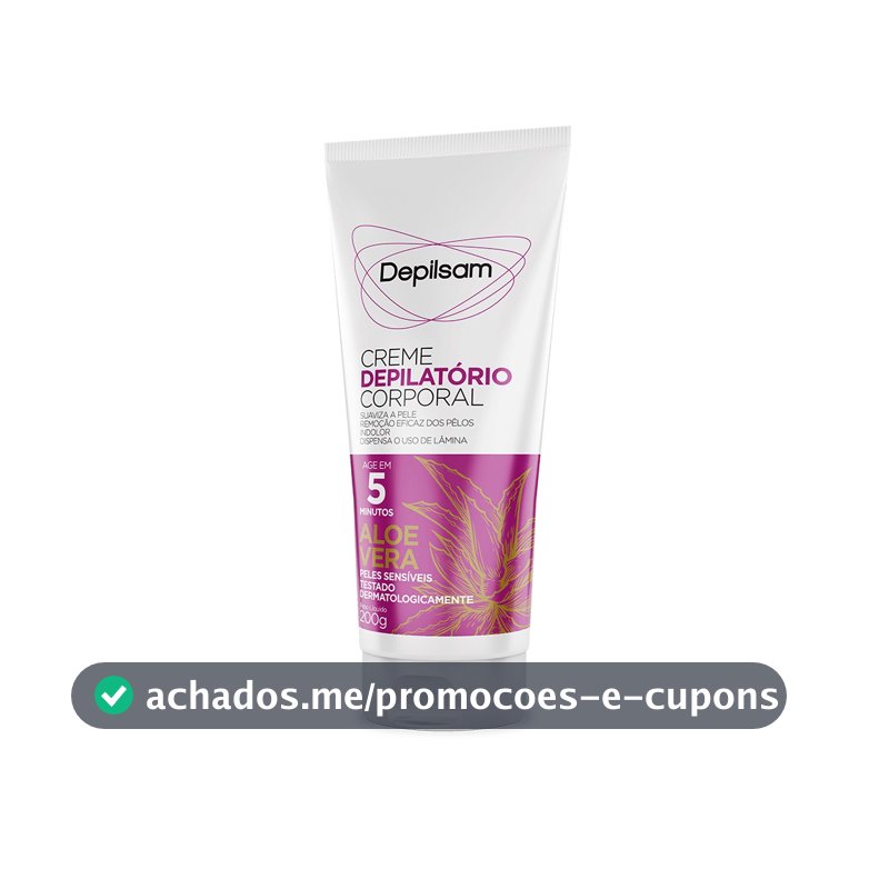 Creme Depilatório Corporal Depilsam Aloe Vera 200G