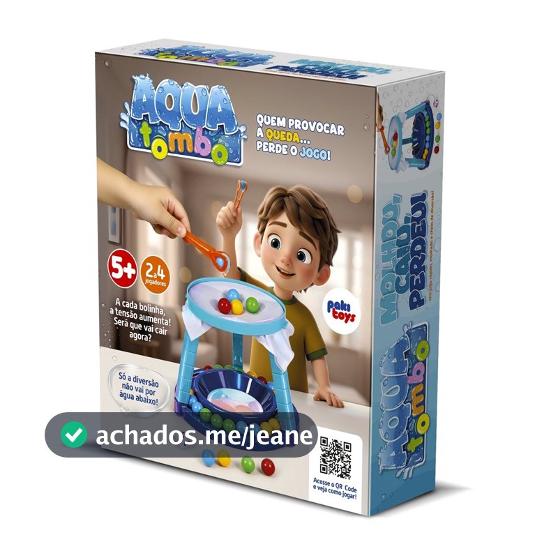 Jogo Aqua Tombo Brinquedo Agua Com Suspense