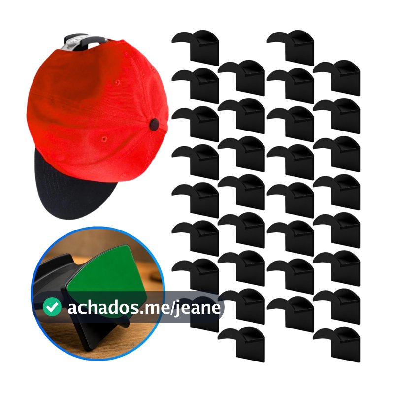 10 Pc Chapéu Adesivo De Parede Ganchos Bonés De Beisebol Gancho Sem Perfuração Cap Organizador Titular Minimalista