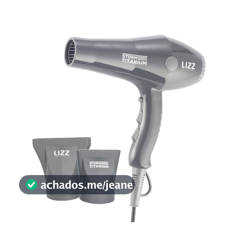 Secador Profissional Storm Titanium (2150W / 2400W) – Lizz Pro
