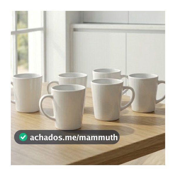 Kit Caneca de Porcelana Branca 300 ML de Porcelana Branca Sublimação em forno Lettering Personalizada faça orçamento