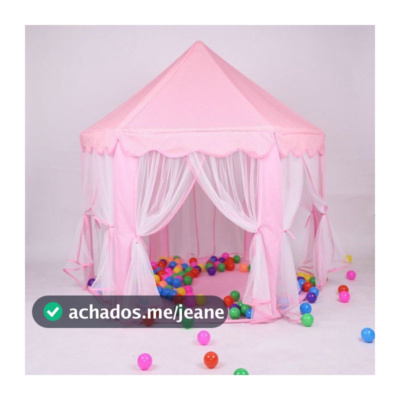 Barraca Cabana Castelo Princesas+luzes Led+promoçao