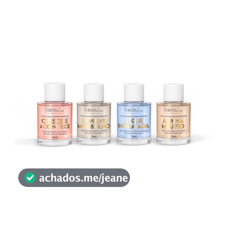 Kit Óleos Capilares Superpoderosos Completo Forever Liss 7 ml