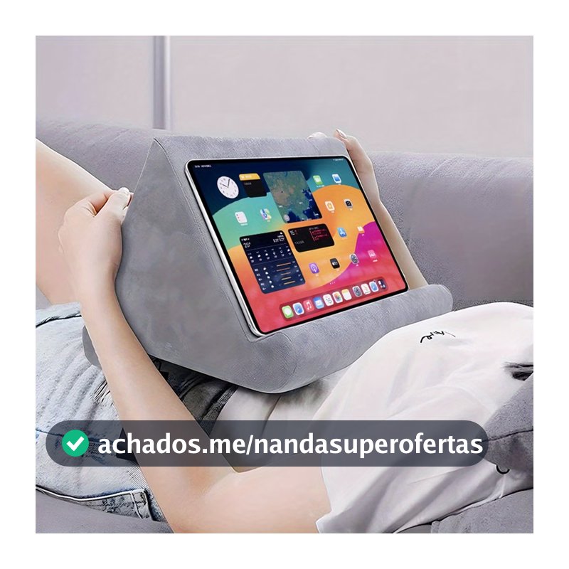 Travesseiro Almofada Ergonômica Para Descanso E Leitura Confortável