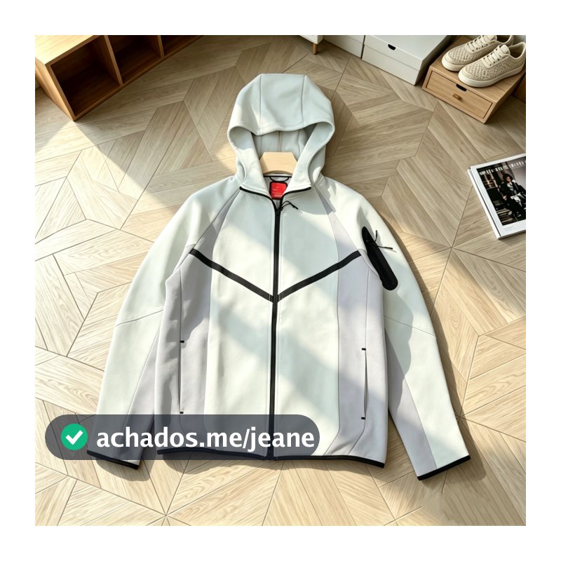 Jaqueta masculina Casual esportiva com capuz e zíper