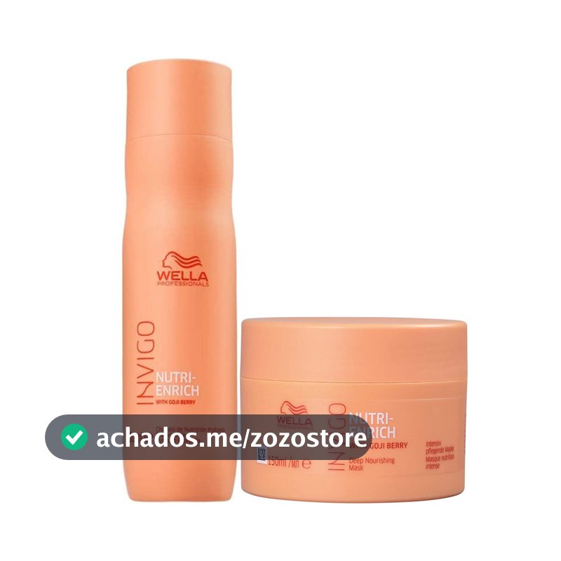 Kit Invigo Nutri Enrich Shampoo 250ml  e Máscara 150ml