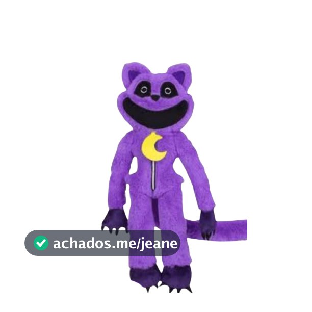 Brinquedo de pelucia De Terror De 40 Cm, Boneca De Gato Roxa, Animal catnap