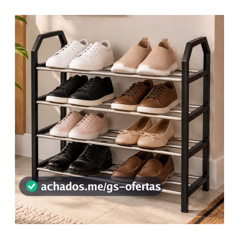 Sapateira Organizadora de Sapatos - Porta Sapato Organizador Calçados Tênis Closet Quarto Armário