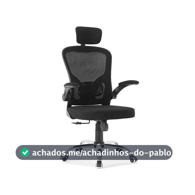 Cadeira Ergonômica de Escritório Giratória Malha Mesh Respirável Syberflex