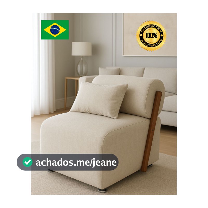 Poltronas  Confortável e Moderna para Sala e Recepção-  Ana Luxo